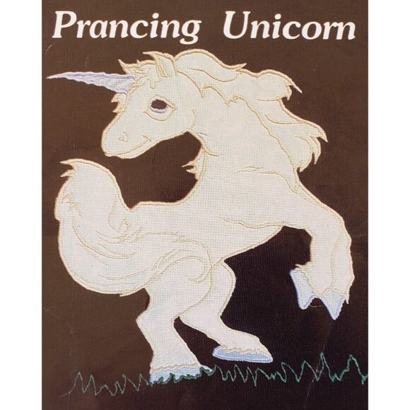 Applique Design Your Own Pattern Lot 70s Unicorn Train Truck Sewing Vintage - Picture 5 of 11